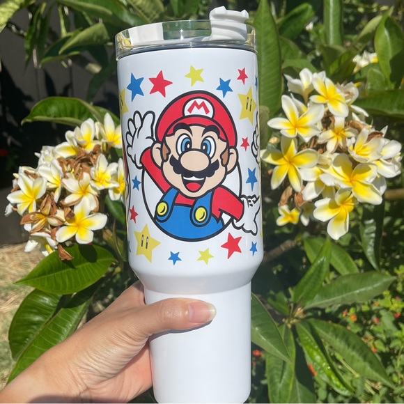Disney Belle,Winnie the pooh,Barbie,SuperMario,Hello Kitty 40 oz Tumbler… - Picture 10 of 16